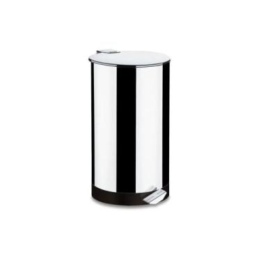 Imagem de Lixeira Com Pedal Brinox Decorline 50 Litros Aço Inox