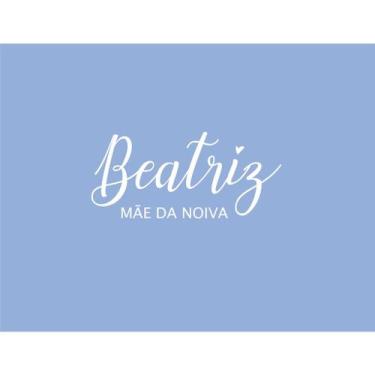 Imagem de Necessaire Tecido Personalizada com Nome Impermeável Bolsa Feminina Pr