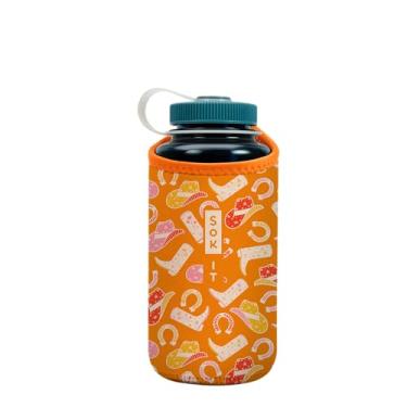 Imagem de Sok It BotlSok Capa de neoprene isolada para garrafa de água (Cowgirl Couture, serve para 947 ml Nalgene)