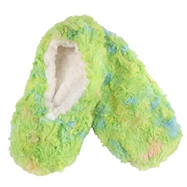 Imagem de BambooMN Pantufas para adultos, supermacias, quentes, aconchegantes, felpudas, macias e macias, Mistura de primavera 05, 7-8