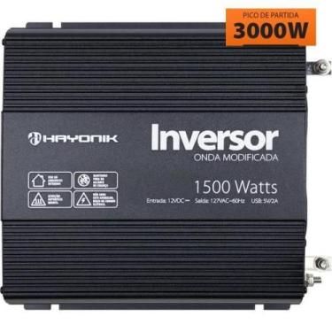 Imagem de Inversor de Onda Modificada 1500W 12Vdc/127V PW11-3 Off Grid Hayonik F