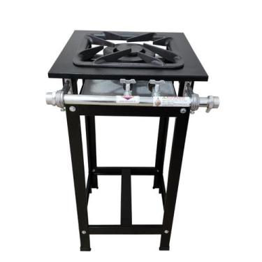 Imagem de Fogão Industrial Gold 1 Boca Dupla Baixa Pressão Perfil 7 Cefaz