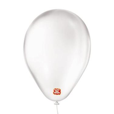 Imagem de Balão de Festa 6,5" Basic - Transparente - 50 Unidades - Balões São Ro
