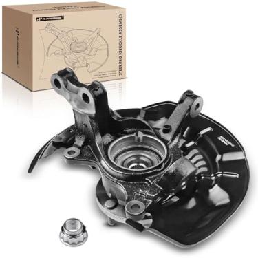 Imagem de A-Premium Conjunto de junta de direção dianteira e cubo de rolamento de roda compatível com Toyota Highlander 2008 2009 2010 2011 2012 2013, lado direito do passageiro, substituição #432110E010