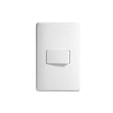 Imagem de Conjunto 1 Interruptor Paralelo Horizontal 10a 250v Branco S19 - Simon
