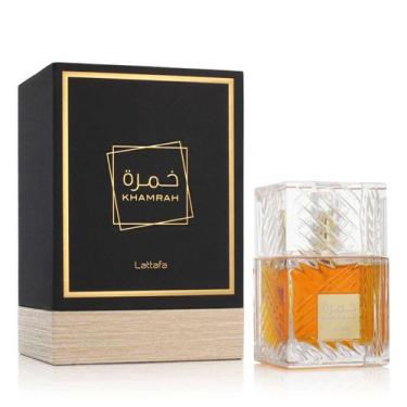 Imagem de Perfume Unissex Khamrah de Lattafa Eau de Parfum 100ml Árabe, Incolor,