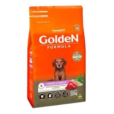 Imagem de Ração Golden Cães Filhotes Raças Pequena Carne/arroz 3kg - Premier