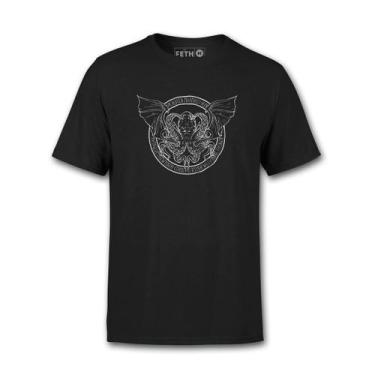 Imagem de O Chamado do Cthulhu - H.P Lovecraft - Camiseta - Feth, M Tradicional