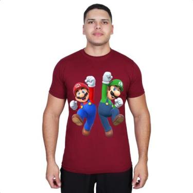 Imagem de Camiseta Super Mario Gamer Personalização Envio Imediato Top - Cassio 