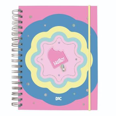 Imagem de Caderno Universitário Escolar Espiral  Capa Dura 10 Matérias C/ 160 Fo