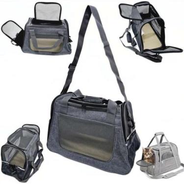 Imagem de Bolsa Para Transporte De Pet Viagem Passeio Tamanho Medio Impermeável 