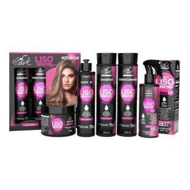 Imagem de Kit Capilar Liso Obrigatório & SPRAY Liso Obrigatório Reparação dos fi