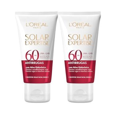 Imagem de Kit L'Oréal Paris Solar Expertise Protetor Facial Antirrugas Fps 60 40g - 2 unidades