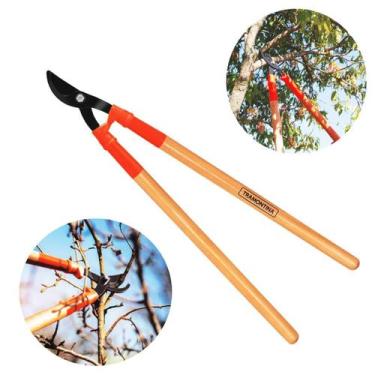 Imagem de Tesoura De Poda Tramontina Profissional 60 Cm Bypass Cabo Em Madeira