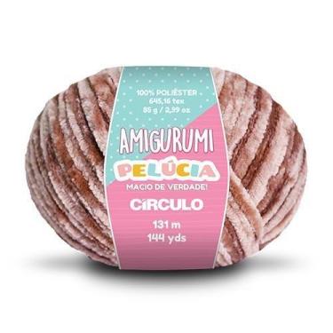 Imagem de Fio Amigurumi Pelúcia 131 metros - Círculo, 7567 cacau