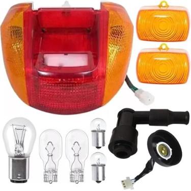 Imagem de Lanterna, Lâmpada, Soquete, Cachimbo, Lente Pop 100 07 Á 15 - Valplas