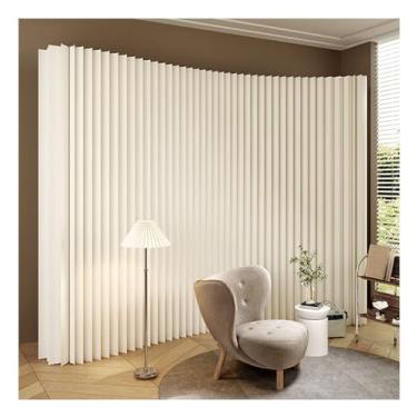 Imagem de Biombos e Divisórias Tela Divisória Dobrável Para Separação De Espaço De Escritório Doméstico, Divisória De Parede De Papel Flexível E Ajustável, Tela De Privacidade Para Decoração De Quarto De Sala D
