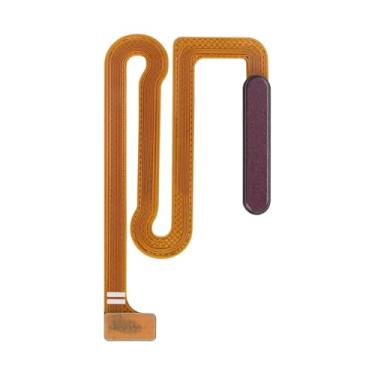 Imagem de BESJMYT Para Samsung Galaxy A14 Botão Liga/Desliga e Sensor de Impressão Digital Cabo Flexível Substituição Cabo Flexível Liga/Desliga Botão de Controle Conector Peças de Reparo SM-A145F (Vermelho