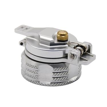 Imagem de FLMLF Tampa de tanque de combustível de liga prata para HPI BAJA 5B 5T 2.0 ROVAN KING MOTOR escala 1/5 peças de carro RC