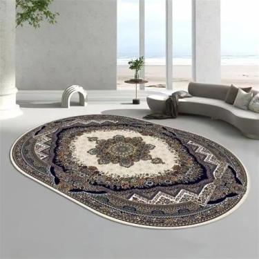 Imagem de HJZSZX Retro Sala de estar Tapete Vestiário Quarto Cabeceira Tapete macio Área de recreação Mesa de chá Tapete de pelúcia, QH1159, QD, 300x400CM