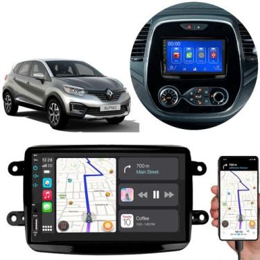 Imagem de  Kit Multimídia MP5 Captur 2017 a 2024 7 Pol Android-Auto Carplay - E-