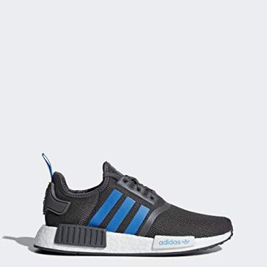 Imagem de Tênis Adidas Originals NMD_R1 – Júnior Casual, Grey/Bright Blue, 4