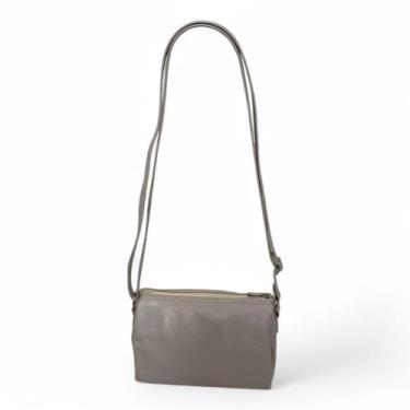 Imagem de Bolsa Bau Couro Legitimo Feminina Transversal Bls309 - Doras Bolsas, O