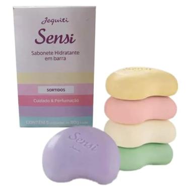 Imagem de Sabonete em barra Sortidos Sensi Cuidado e Perfumação 5x80g Jequiti