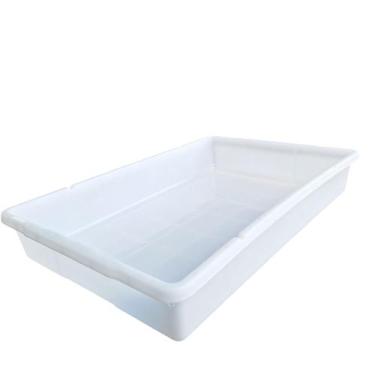 Imagem de BANDEJA FECHADA 18L BRANCA 40x9,5x60CM MS18 BANDEJA AÇOUGUE - MERCOPLA