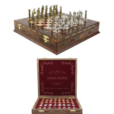 Imagem de Conjunto de xadrez Antochia Crafts, luxo personalizável para homens