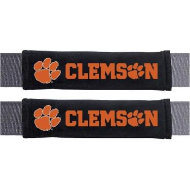 Imagem de FANMATS 32072 Clemson Tigers Almofada bordada para cinto de segurança – 2 peças