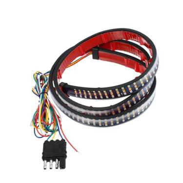 Imagem de REPAIROCK Barra de luz de porta traseira de 124 cm, faixa de luz de LED, luzes estroboscópicas de freio reverso, para Chevy Silverado para Ford F150 F250 para Ram para GMC Sierra Truck RV peças de