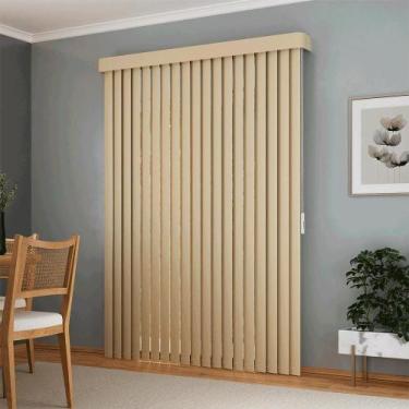 Imagem de Persiana Vertical Pvc+ Bando Crisdan L 2,00 X 2,20 A Camurça