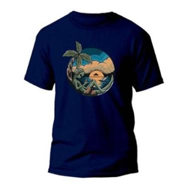 Imagem de Camiseta Alien Na Praia Masculina-Masculino