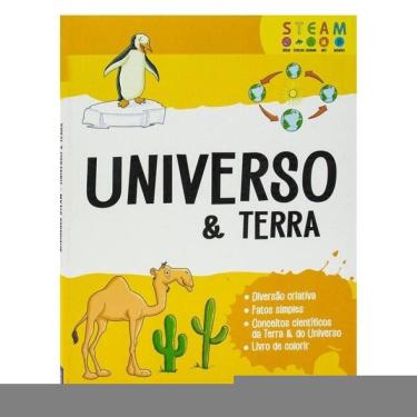 Imagem de Livro De Colorir Infantil - Universo E Terra