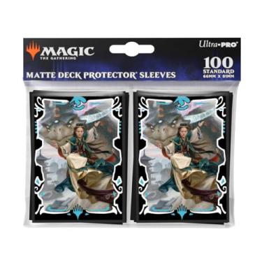 Imagem de Ultra PRO - Tarkir Dragonstorm Shiko e Narset, Unificado (Jeskai Striker Commander Deck) Capas protetoras de baralho de 100 quilates para Magic: The Gathering | Acessórios Magic Gathering Proteção de