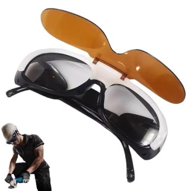 Imagem de Óculos de soldador, óculos de segurança de soldagem,Óculos de segurança de soldagem masculina | Óculos de sol soldador de proteção UV, proteção anti-UV Lente anti-arranhão, óculos protetores para bras