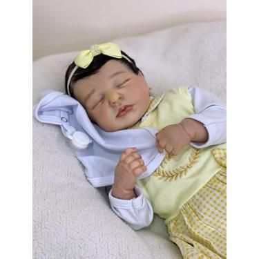 Imagem de Bebê Reborn Realista menina dormindo