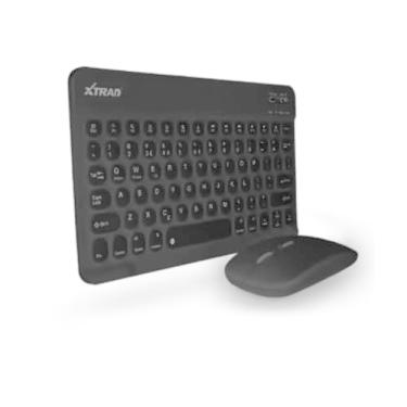 Imagem de Xtrad, TECLADO E MOUSE KIT BLUETOOTH SEM FIO ULTRA FINO HK8880 PRETO XTRAD