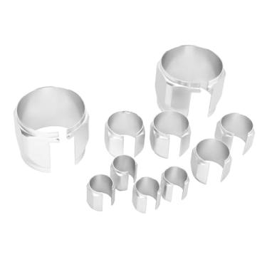 Imagem de Conjunto de Mangas de Mangueira de Aço Inoxidável, Kit de Cobertura de Mangueira para Veículos, Alta Ilidade, Resistência Extrema Ao Calor (Prata)