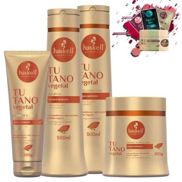 Imagem de Kit Haskell Tutano Sh Condicionador Mascara 500g Silicone