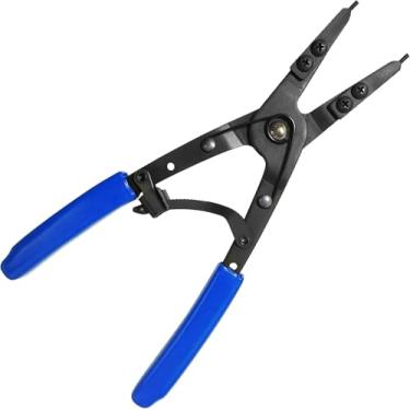 Imagem de Alicate de anel de encaixe de eixo 38700, kit de ferramentas automotivas vermelhas para picapes Ford 2007 e mais recentes com mecanismo de trava de catraca (azul)