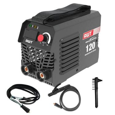 Imagem de Máquina De Solda Inversora Mma120 Awt Monofásica Ip21s Anti Stick Com Acessórios 220V