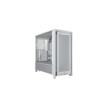 Imagem de Gabinete Gamer Corsair Frame 4000D, Mid Tower, Sem Fans, Lateral em Vidro, Branco - CC-9011291-WW