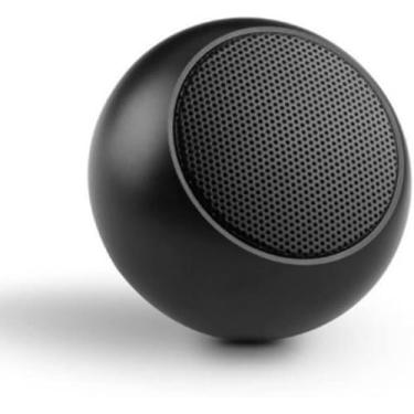 Imagem de Mini Caixa de Som Bluetooth Metal Amplificada Mini Speaker 3w (Preto)