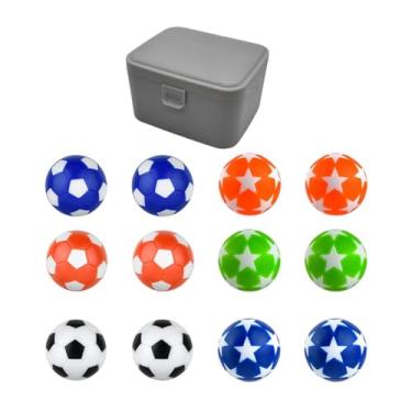 Imagem de Vaveren Bolas de pebolim para abastecimento de mesa Oficial Decorações multicoloridas Decoração Decoração Bolas de tabela de futebol de futebol, Option a, 3.2 Cm