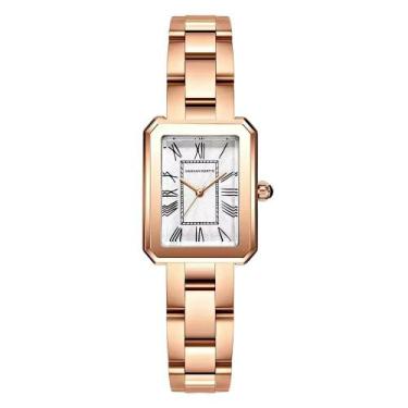 Imagem de Relógio Feminino Hannah Martin 1301 Luxury À Prova D'Água, Branco