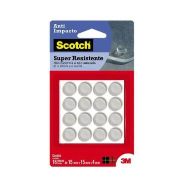 Imagem de Protetor Transparente Anti Impacto Scotch 16 Unidades 3M