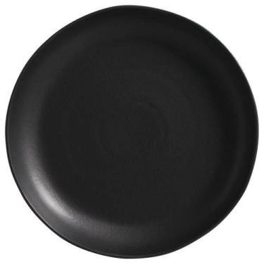 Imagem de Travessa Redonda Grande Orgânico Stoneware Preto Matte Ø36cm - Porto B