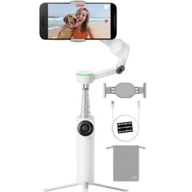 Imagem de Insta360 Estabilizador Gimbal Flow 2 PRO para smartphone, rastreamento alimentado por IA, estabilização de 3 eixos, tripé embutido, portátil e dobrável, criador de telefone com rastreamento automático